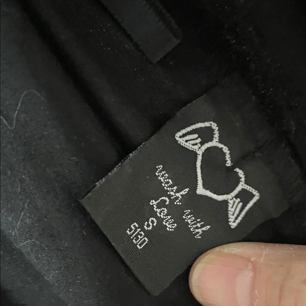 Hell Bunny Black with Pink Polka Dot Rockabilly Dress Size Small - Picture 12 of 13